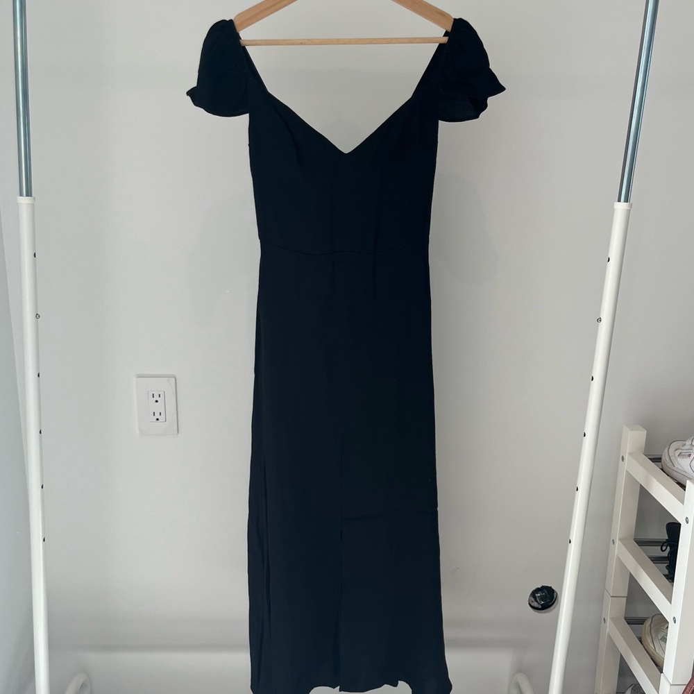 Reformation Baxley Dress in Black size 0